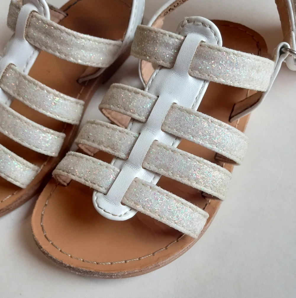 Gladiator Sparkle Little Girls Sandals